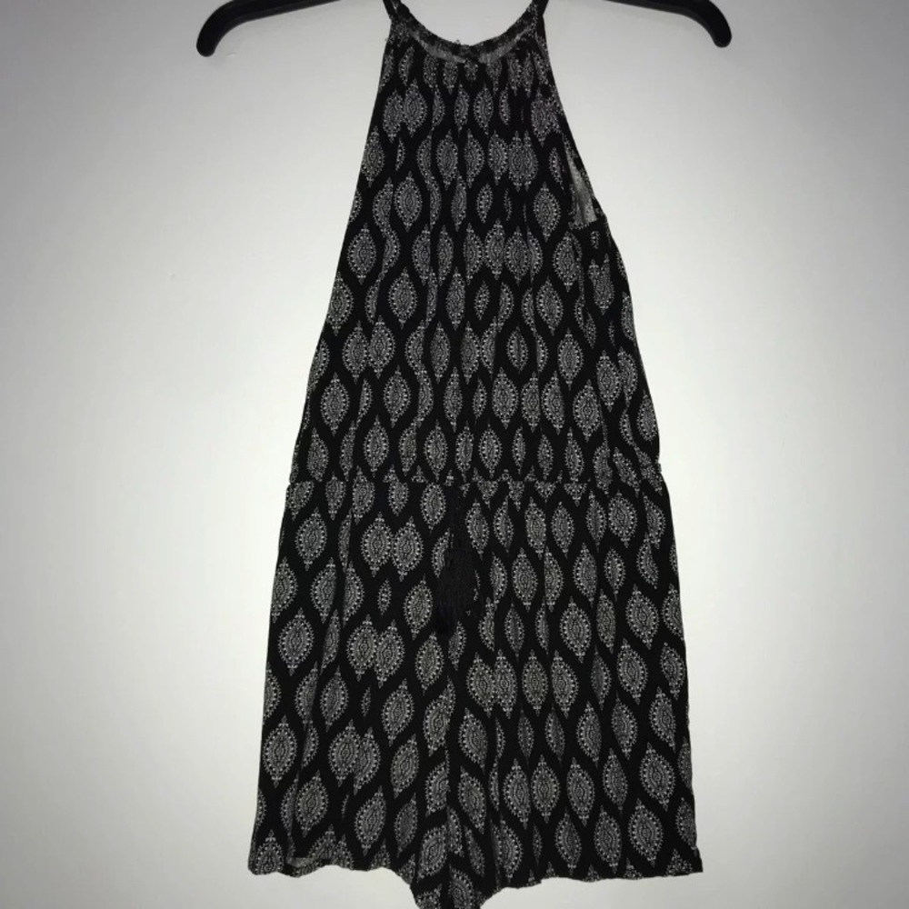 patterned romper
